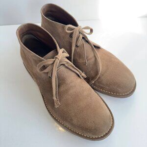 Italian Bottega Veneta suede high lace-up boots Men’s US 9
